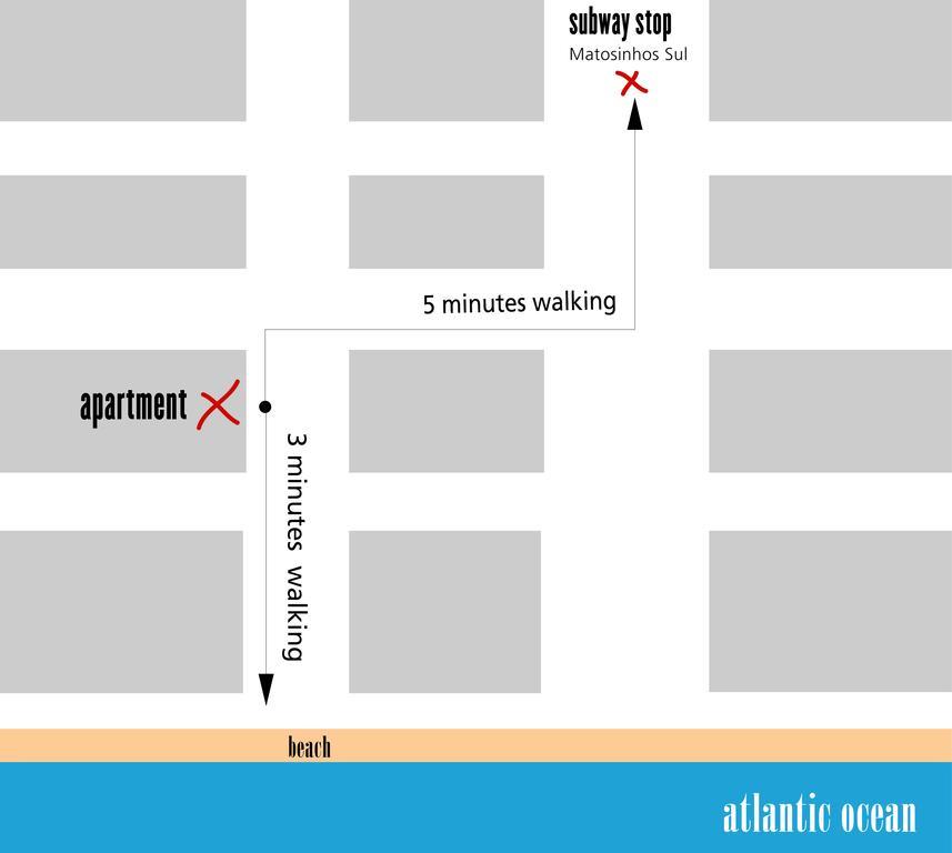 Porto 3 Bedroom Beach Apartment Matosinhos  Εξωτερικό φωτογραφία